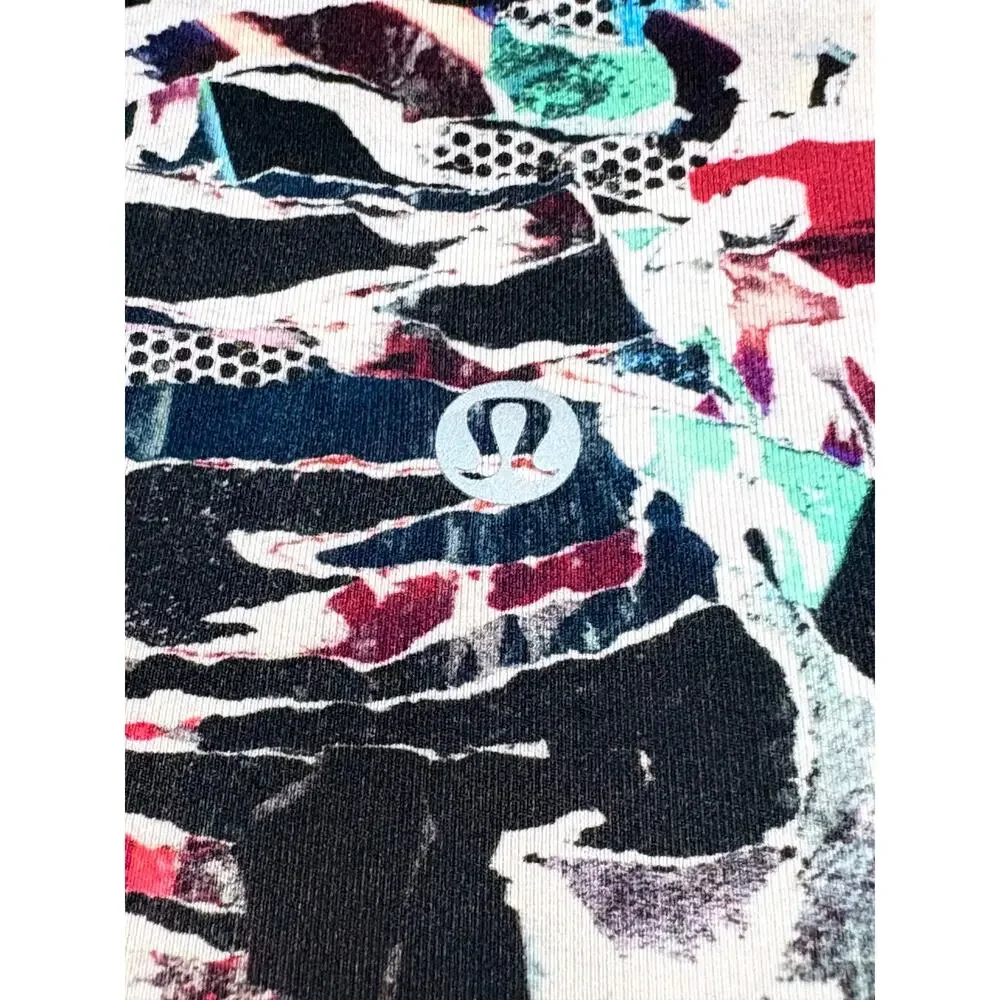 Lululemon multi-color print capri leggings